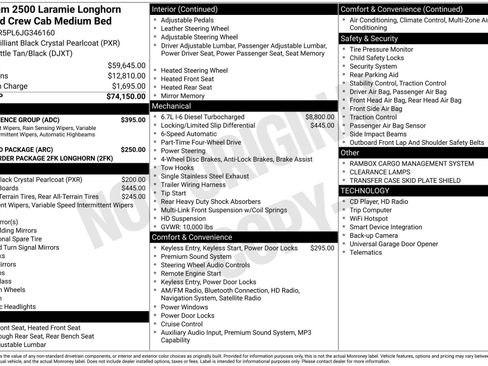 Used 2018 RAM 2500 Longhorn w/ Convenience Group image 4