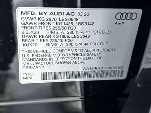 New 2027 Audi Q6 e-tron Premium Plus AWD/4WD image 27
