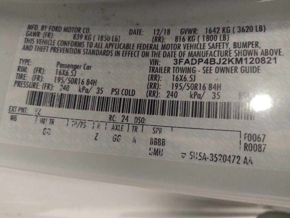 Used 2019 Ford Fiesta SE w/ Equipment Group 201A FWD image 33