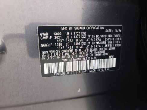 Used 2025 Subaru Ascent Premium AWD/4WD image 43