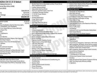 Used 2023 MAZDA CX-5 AWD 2.5 S w/ Select Package