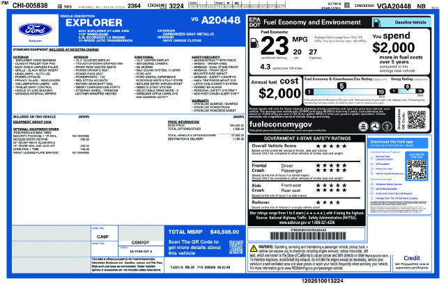 New 2027 Ford Explorer ST-Line AWD/4WD image 28