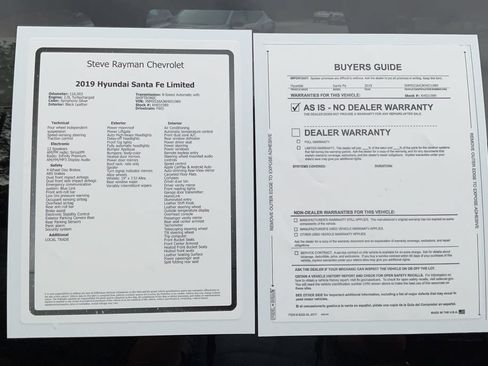 Used 2019 Hyundai Santa Fe Limited FWD image 25