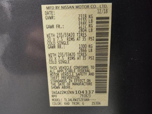 Used 2019 Nissan Murano SL image 33