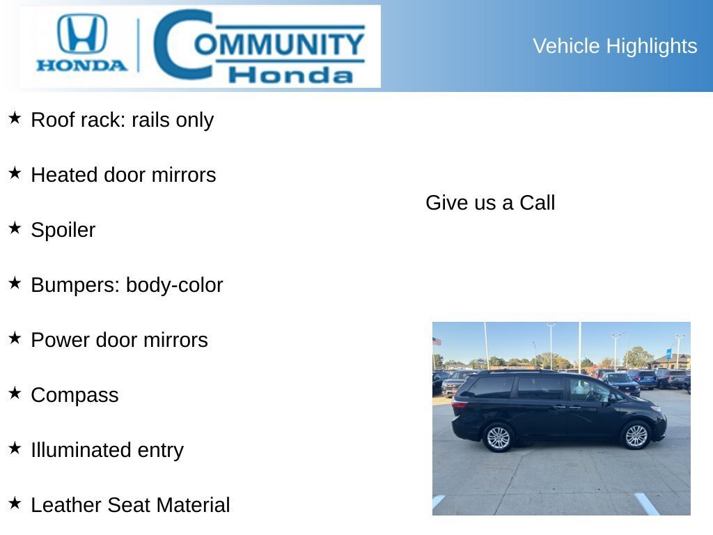 Used 2015 Toyota Sienna XLE w/ XLE Navigation Package FWD image 8