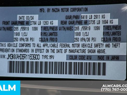 Used 2024 MAZDA CX-90 3.3 Turbo w/ Select Package AWD/4WD image 61