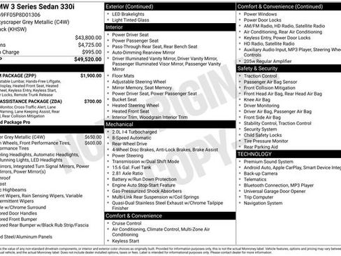 Used 2023 BMW 330i Sedan w/ Premium Package RWD image 3