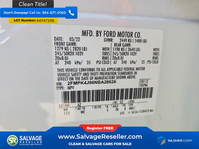 Used 2022 Ford Edge ST-Line w/ Class II Trailer Tow Package AWD/4WD image 17