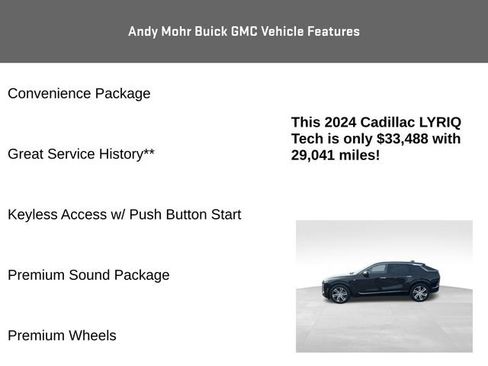 Used 2024 Cadillac Lyriq Tech w/ LPO, Floor Liner Package AWD/4WD image 8