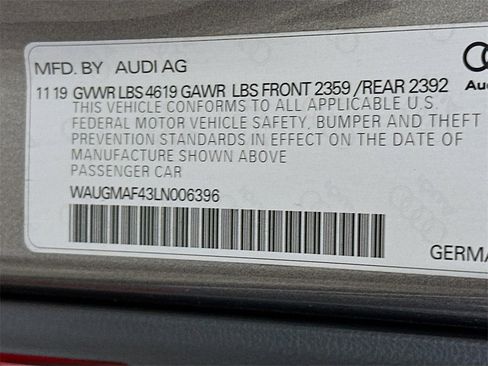 Used 2020 Audi A4 2.0T Premium w/ Convenience Package image 39