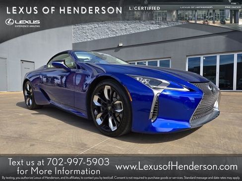 Certified 2024 Lexus LC 500 Convertible RWD image 1