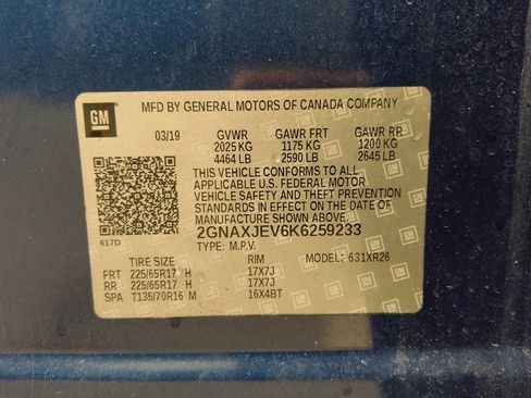 Used 2019 Chevrolet Equinox LT FWD image 33
