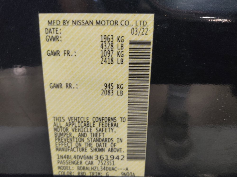 Used 2022 Nissan Altima 2.5 SV w/ SV Premium Package FWD image 33