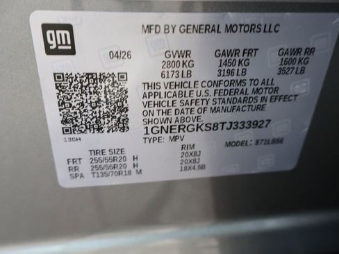 New 2026 Chevrolet Traverse LT w/ Sun and Wheel Package FWD image 53