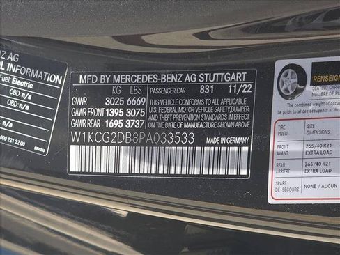 Used 2023 Mercedes-Benz EQS 450+ Sedan image 15