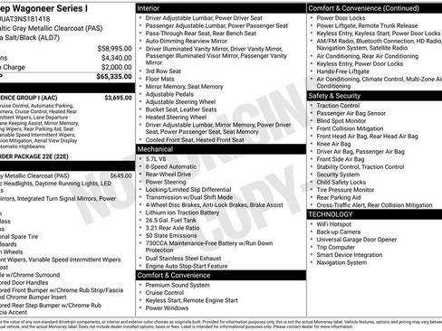 Used 2022 Jeep Wagoneer Series I w/ Convenience Group I image 9