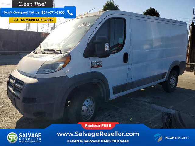 Used 2017 RAM ProMaster 1500 FWD image 1