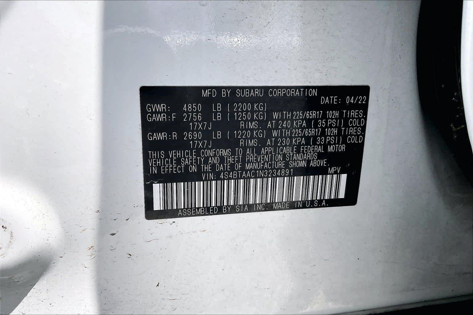 Used 2022 Subaru Outback AWD/4WD image 20