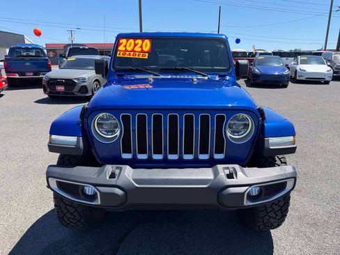 Used 2020 Jeep Wrangler Unlimited Sahara w/ Uconnect 4C Nav & Sound Group AWD/4WD image 2