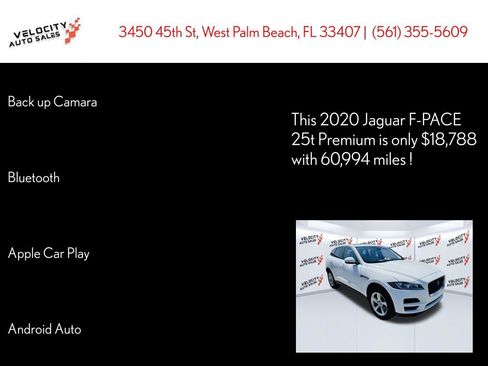 Used 2020 Jaguar F-PACE Premium image 25