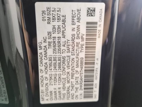 Certified 2026 Honda CR-V EX-L image 33