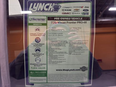 Used 2022 Nissan Frontier PRO-4X w/ Technology Package image 38