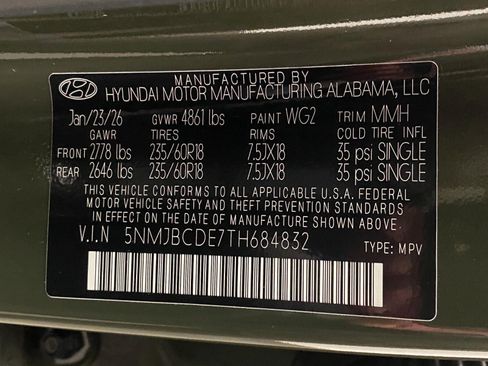 Certified 2026 Hyundai Tucson SEL AWD/4WD image 32