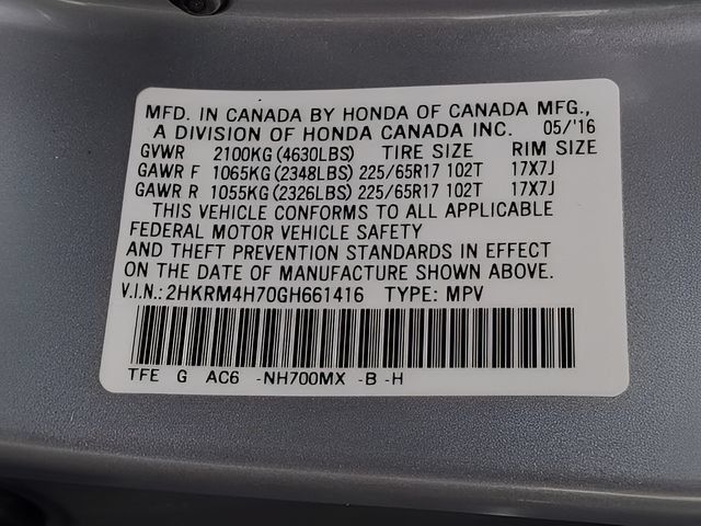 Used 2016 Honda CR-V EX-L image 24