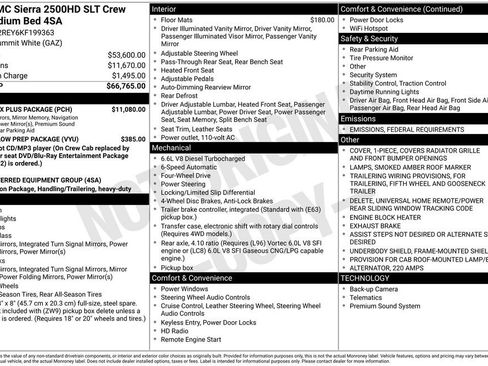 Used 2019 GMC Sierra 2500 SLT w/ Duramax Plus Package image 2