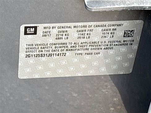 Used 2018 Chevrolet Impala Premier w/ Premier Confidence Package image 34