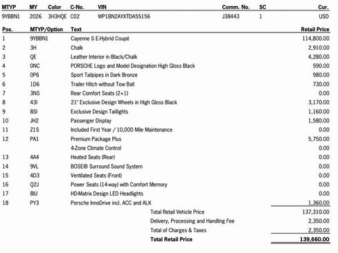 New 2026 Porsche Cayenne S image 43