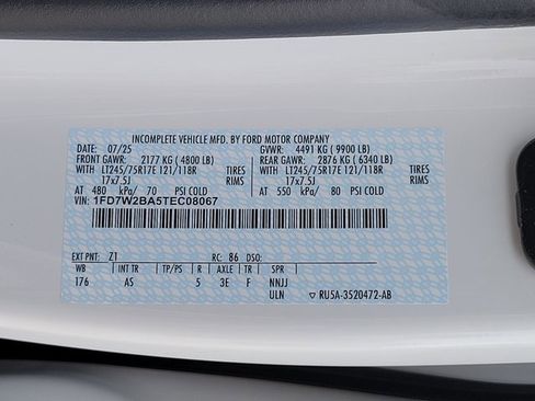 New 2026 Ford F250 XL w/ XL Chrome Package image 13