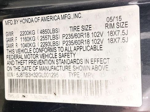 Used 2016 Acura RDX FWD image 29