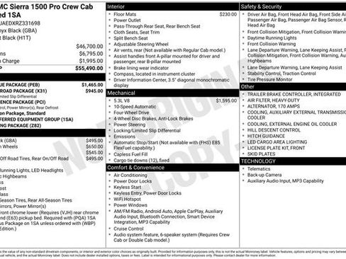 Used 2024 GMC Sierra 1500 Pro w/ Pro Value Package image 7