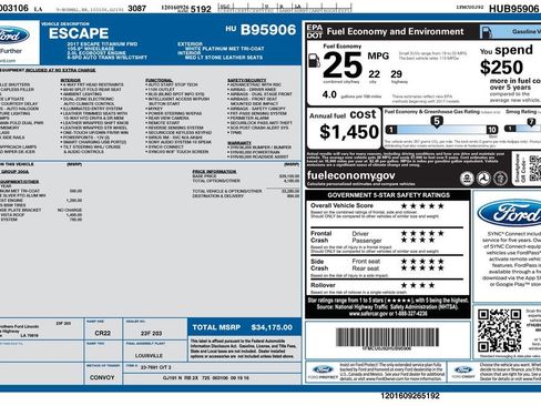 Used 2017 Ford Escape Titanium FWD image 2