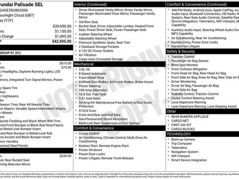 Used 2025 Hyundai Palisade SEL FWD image 36