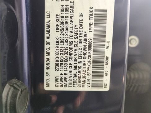 Used 2020 Honda Ridgeline RTL-E image 33