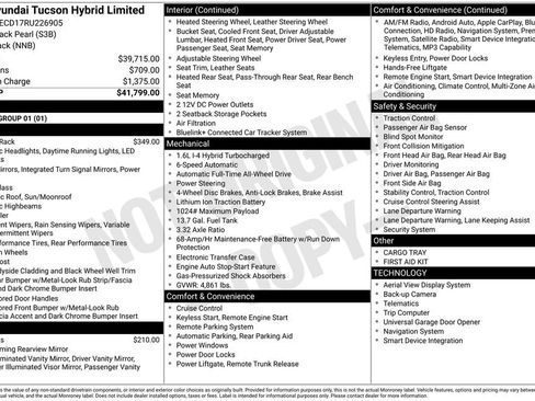 Used 2024 Hyundai Tucson Limited image 35