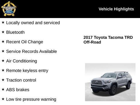 Used 2017 Toyota Tacoma TRD Off-Road image 2