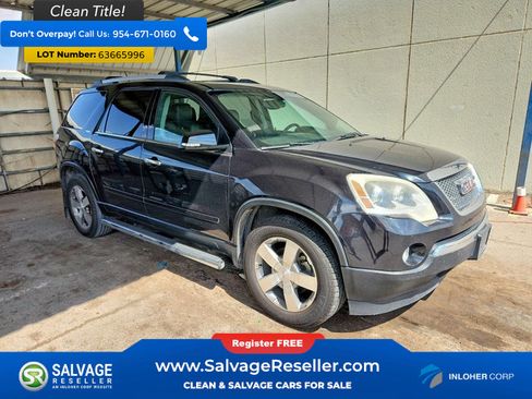 Used 2012 GMC Acadia SLT w/ LPO, 'HIT The Road' Package FWD image 5