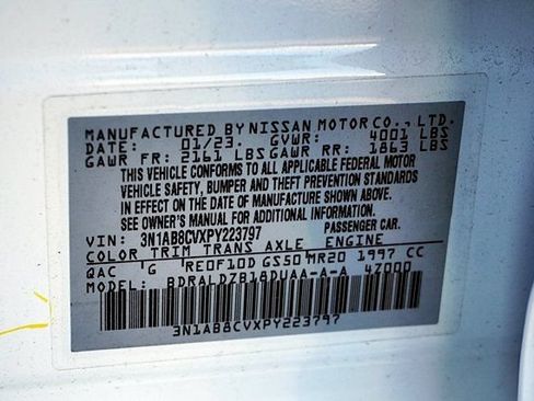 Used 2023 Nissan Sentra SV w/ All-Weather Package FWD image 31