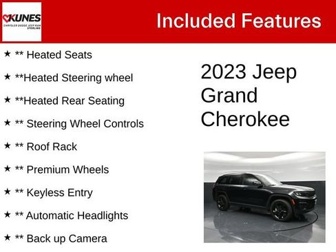Used 2023 Jeep Grand Cherokee Limited w/ Black Appearance Package AWD/4WD image 5