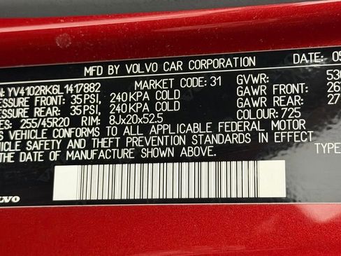 Used 2020 Volvo XC60 T5 Momentum w/ Protection Package Premier image 30