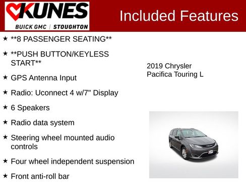Used 2019 Chrysler Pacifica Touring-L image 3