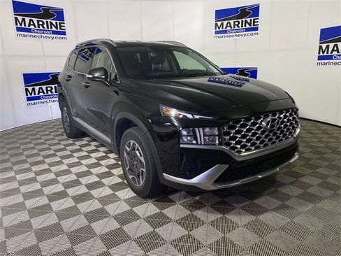 Used 2023 Hyundai Santa Fe Blue image 1