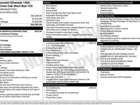 Used 2021 Chevrolet Silverado 1500 Custom w/ LPO, Dark Essentials Package AWD/4WD image 6
