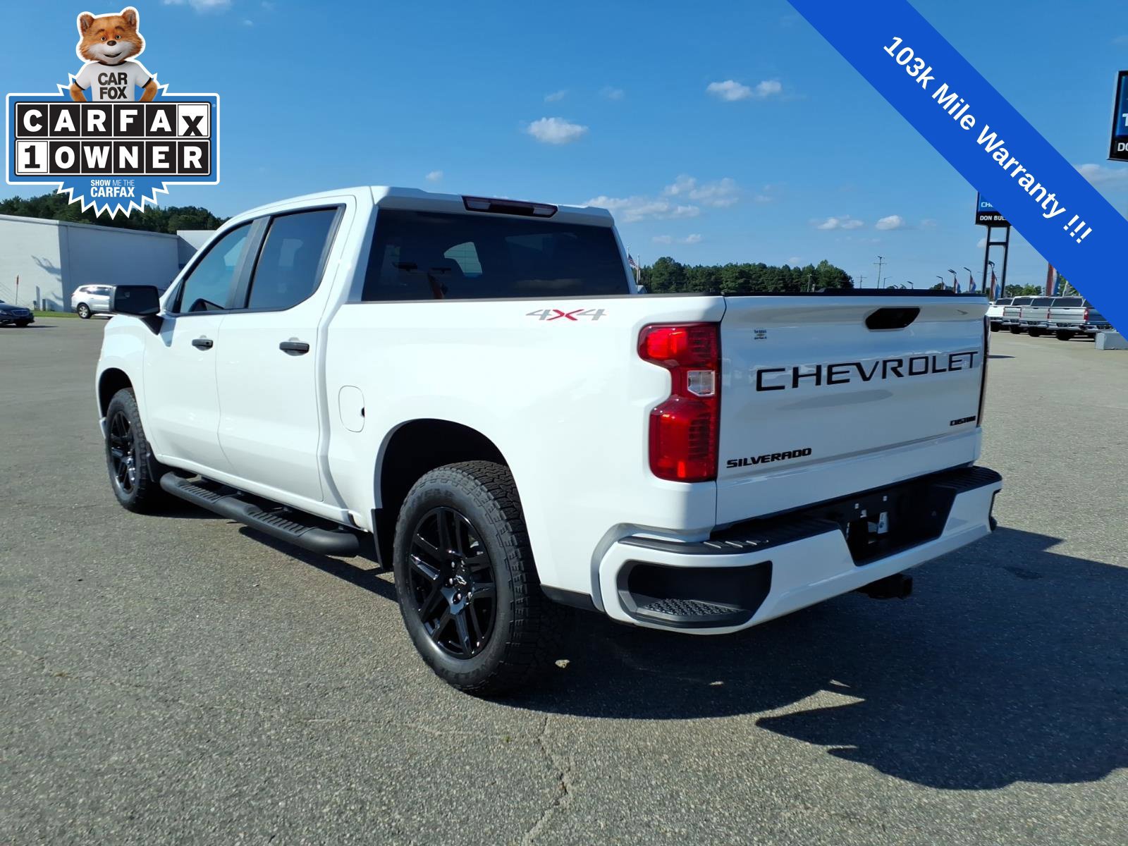Used 2025 Chevrolet Silverado 1500 Custom w/ Turbomax Blackout Package AWD/4WD image 3
