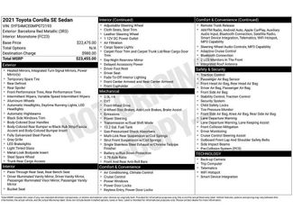 Used 2021 Toyota Corolla SE video 2