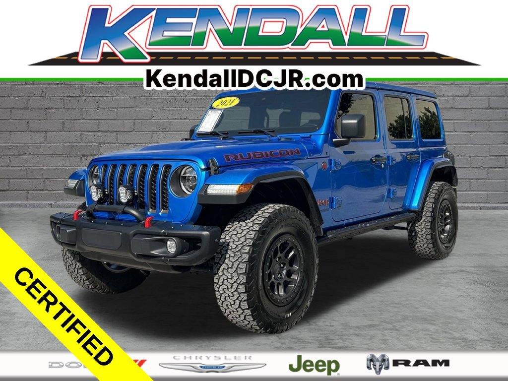 Used 2021 Jeep Wrangler Unlimited Rubicon w/ Xtreme Recon 35" Tire Package AWD/4WD 360° Tour