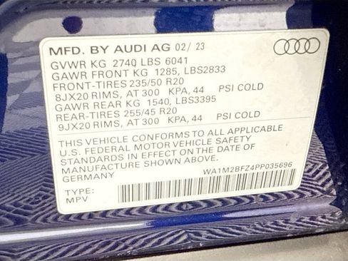 Certified 2023 Audi Q4 e-tron Prestige w/ 20" Wheel Package image 34